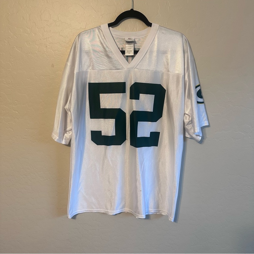 NFL White and Green Jersey
